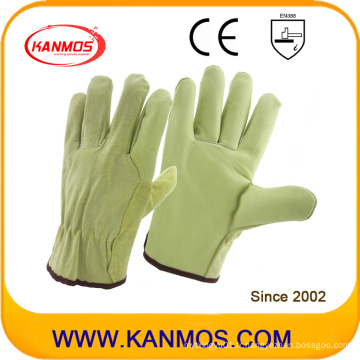 Sale Pig Split + Grain Industrial Safety Warm Driver Work Gloves (22206)